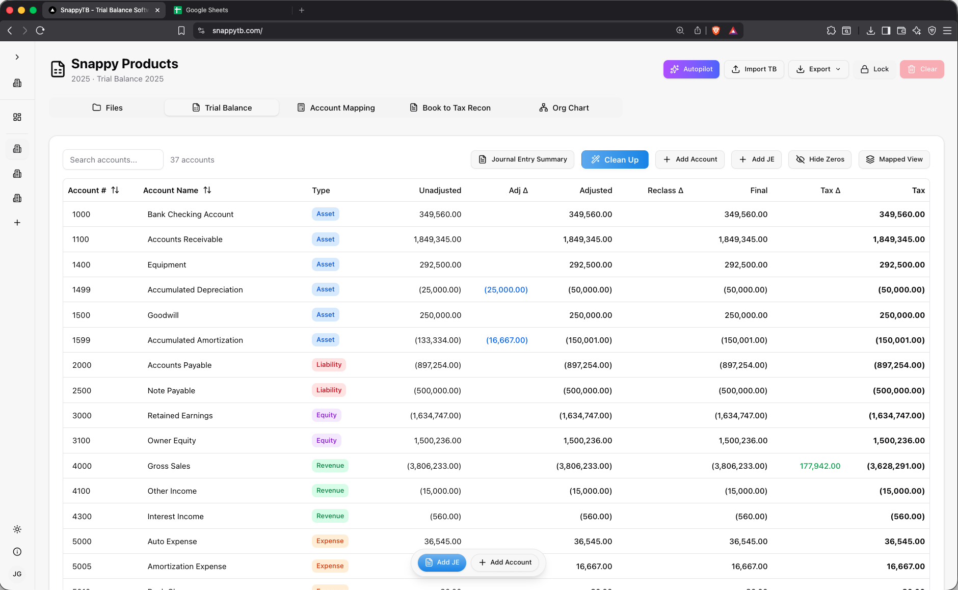 SnappyTB app screenshot
